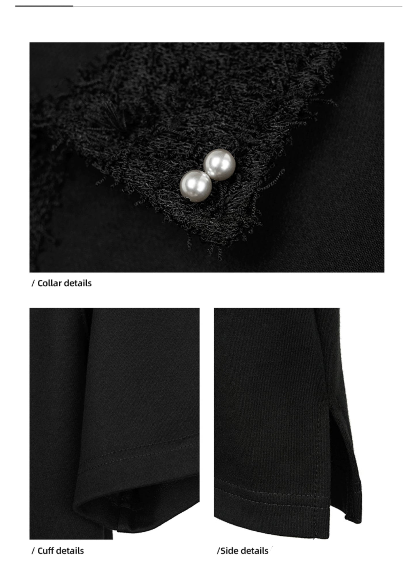 "Silver Gray Pearl" Woven Collar Short Sleeve POLO