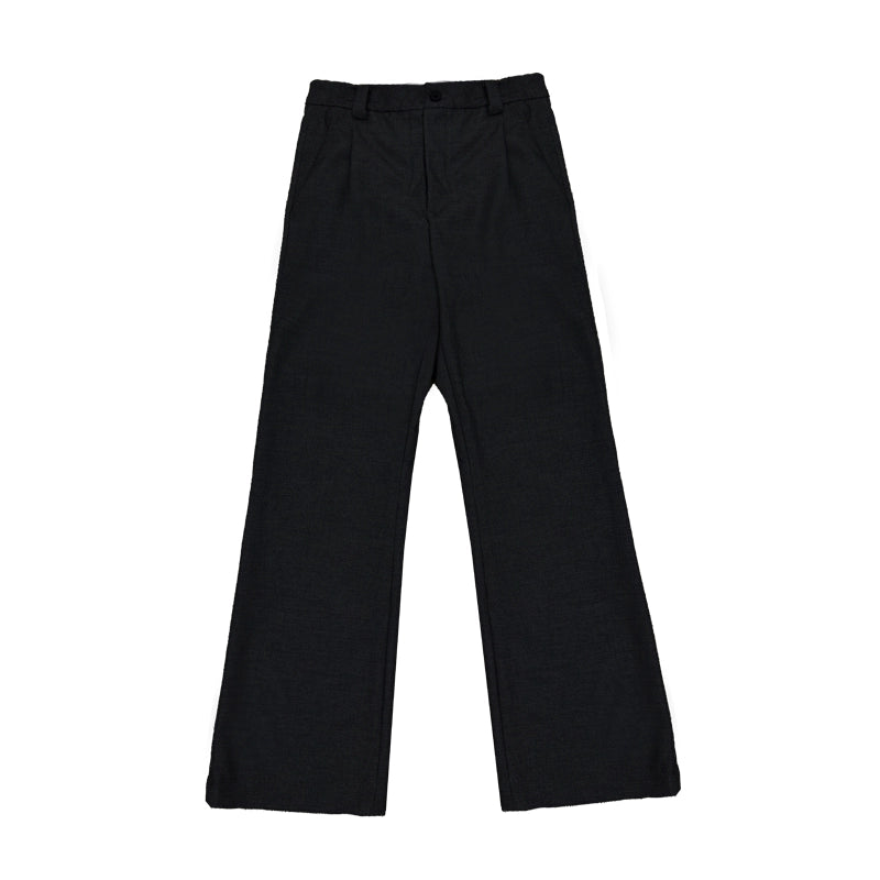 Draped Bootcut Suit Trouser