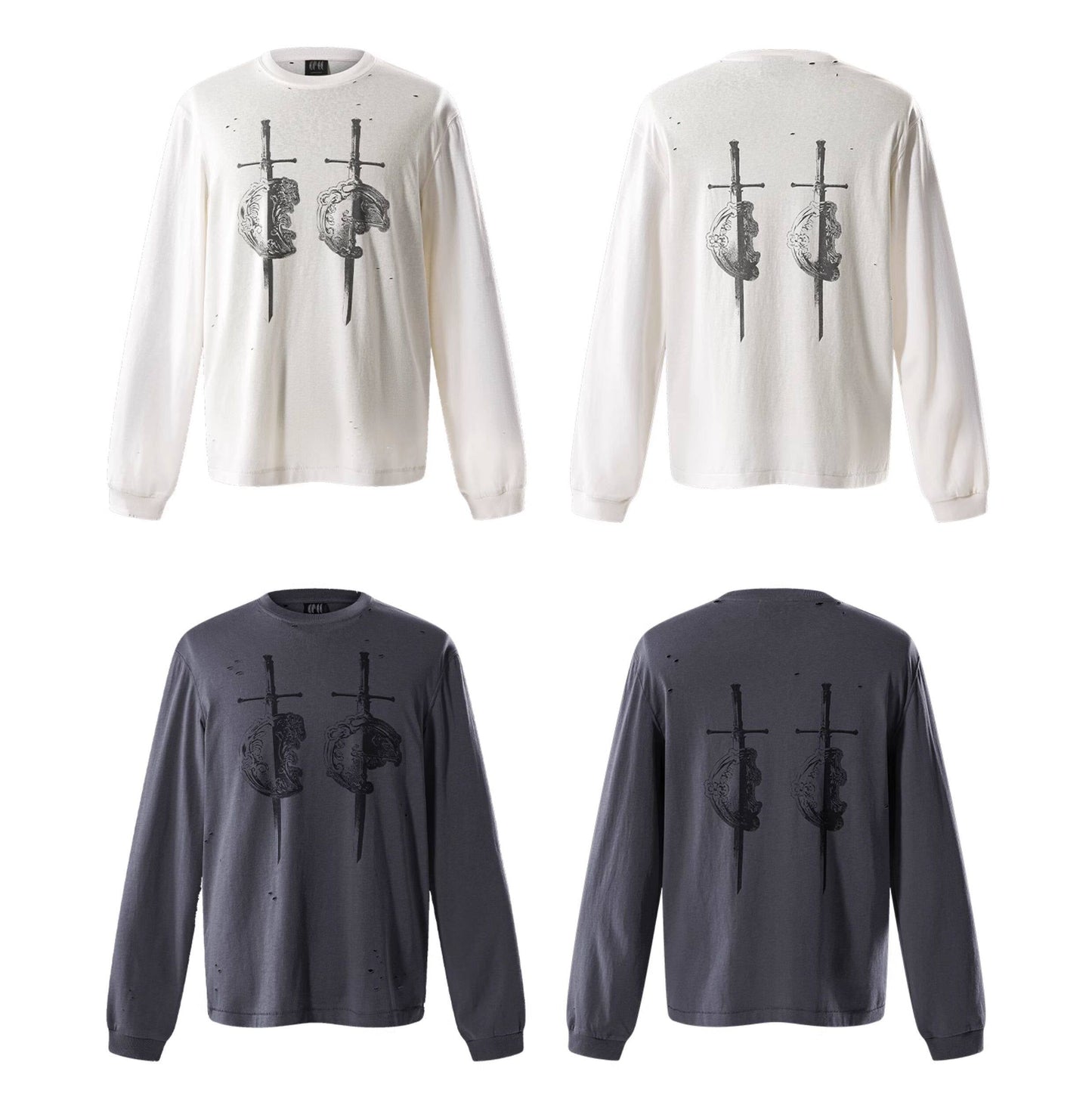 Dawn Moonlight Sword Shield Long Sleeves