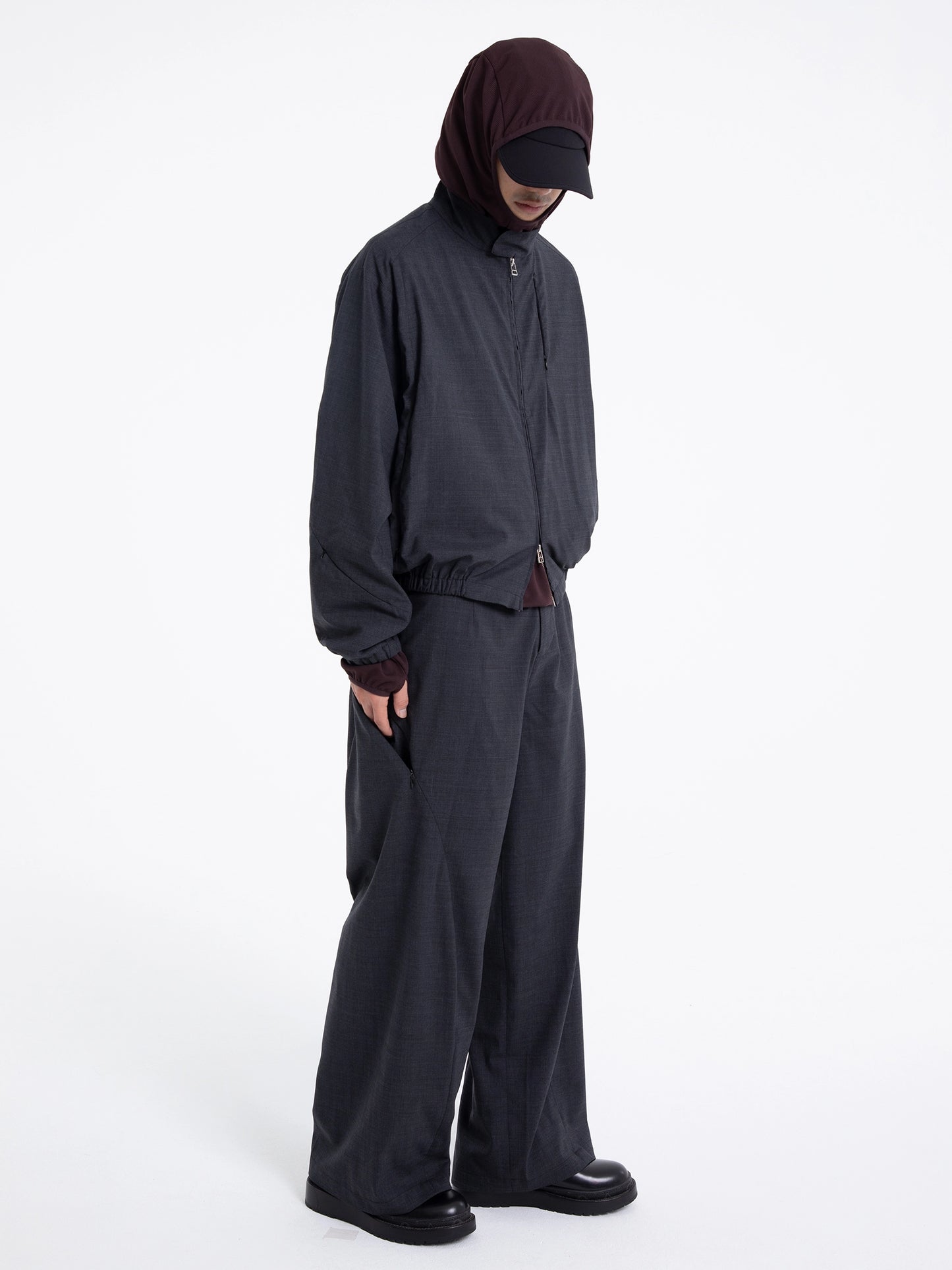 Deconstruct Wool-blend Jacket