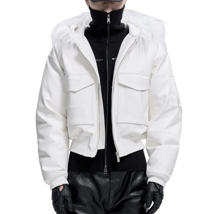 Detachable Fur Collar Down Jacket