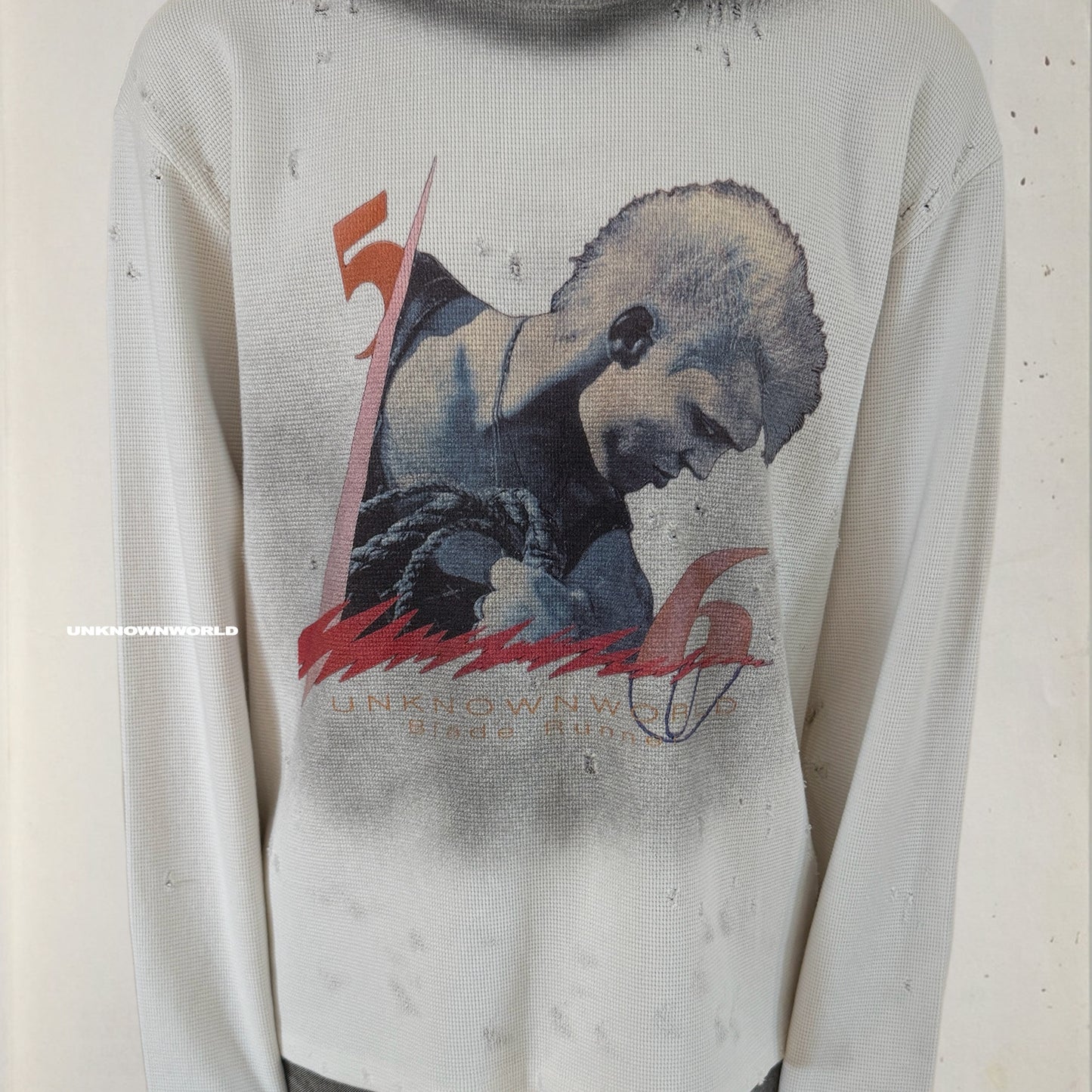 Destruction Blade Runner Wipe Dirty Waffle Sweatshirt