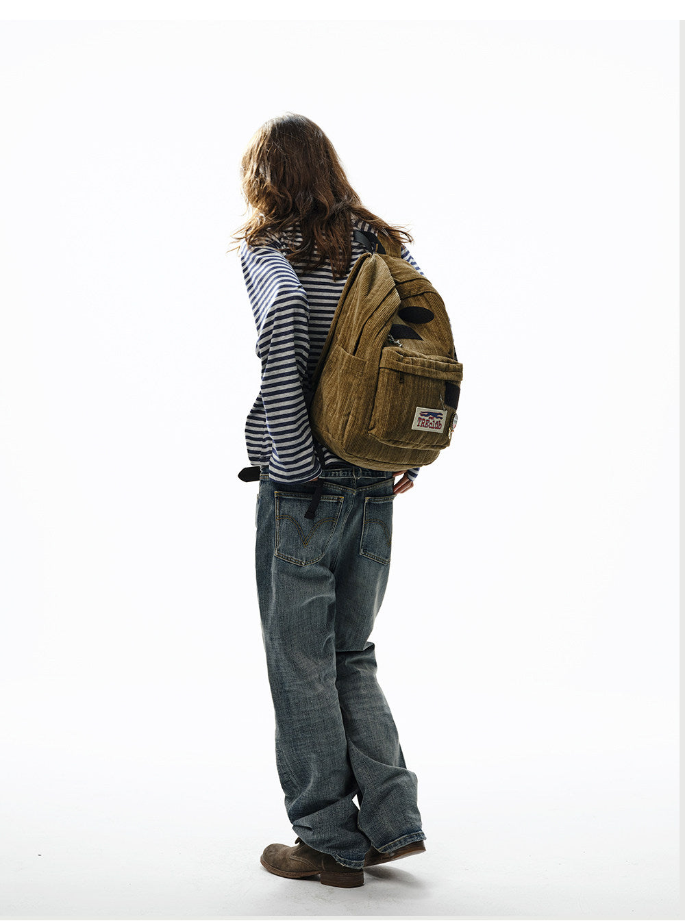 Striped Long Sleeve Millennial T-Shirt