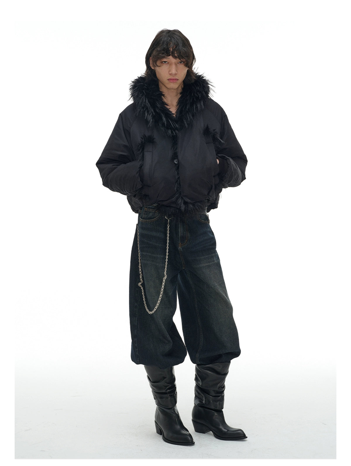 Pleated Knight Boots
