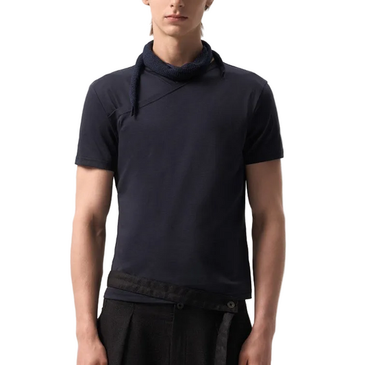 Asymmetrical Stitching T-Shirt