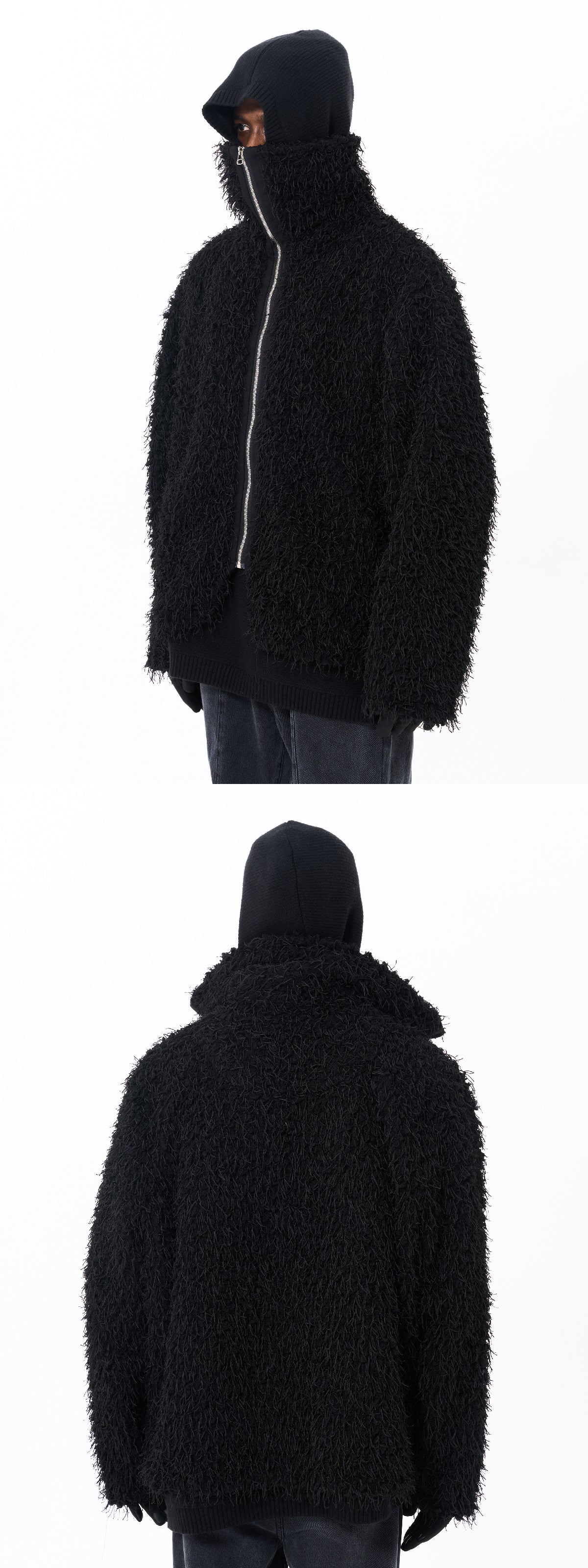 Special "rag" thick jacket