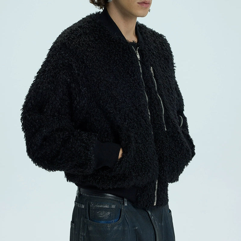 Fur Bomber Heavy Padded jacket