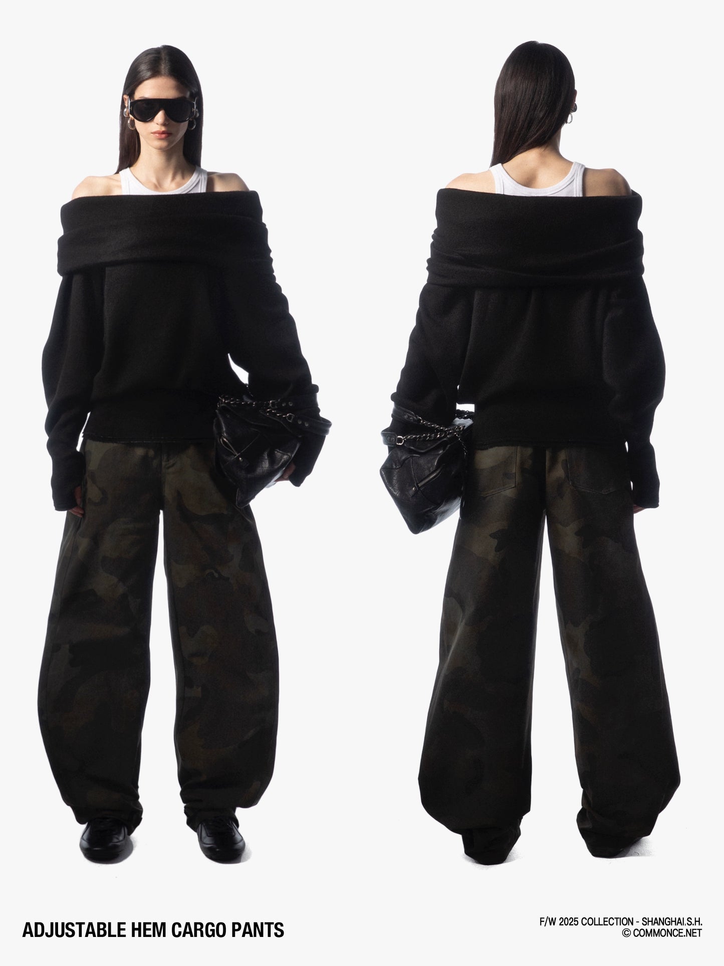 Camouflage Printed Scimitar Pants