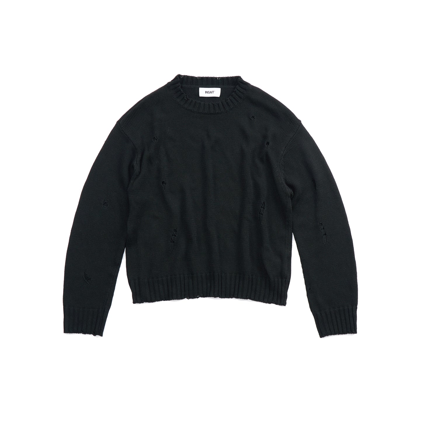 Scarp Crewneck Cropped knit