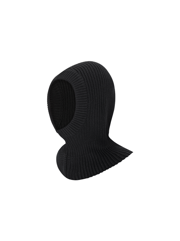 WOOL BLEND KNITTED BALACLAVA