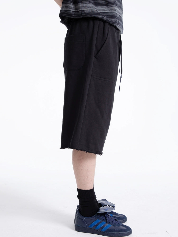 Terry Cotton drawstring Shorts