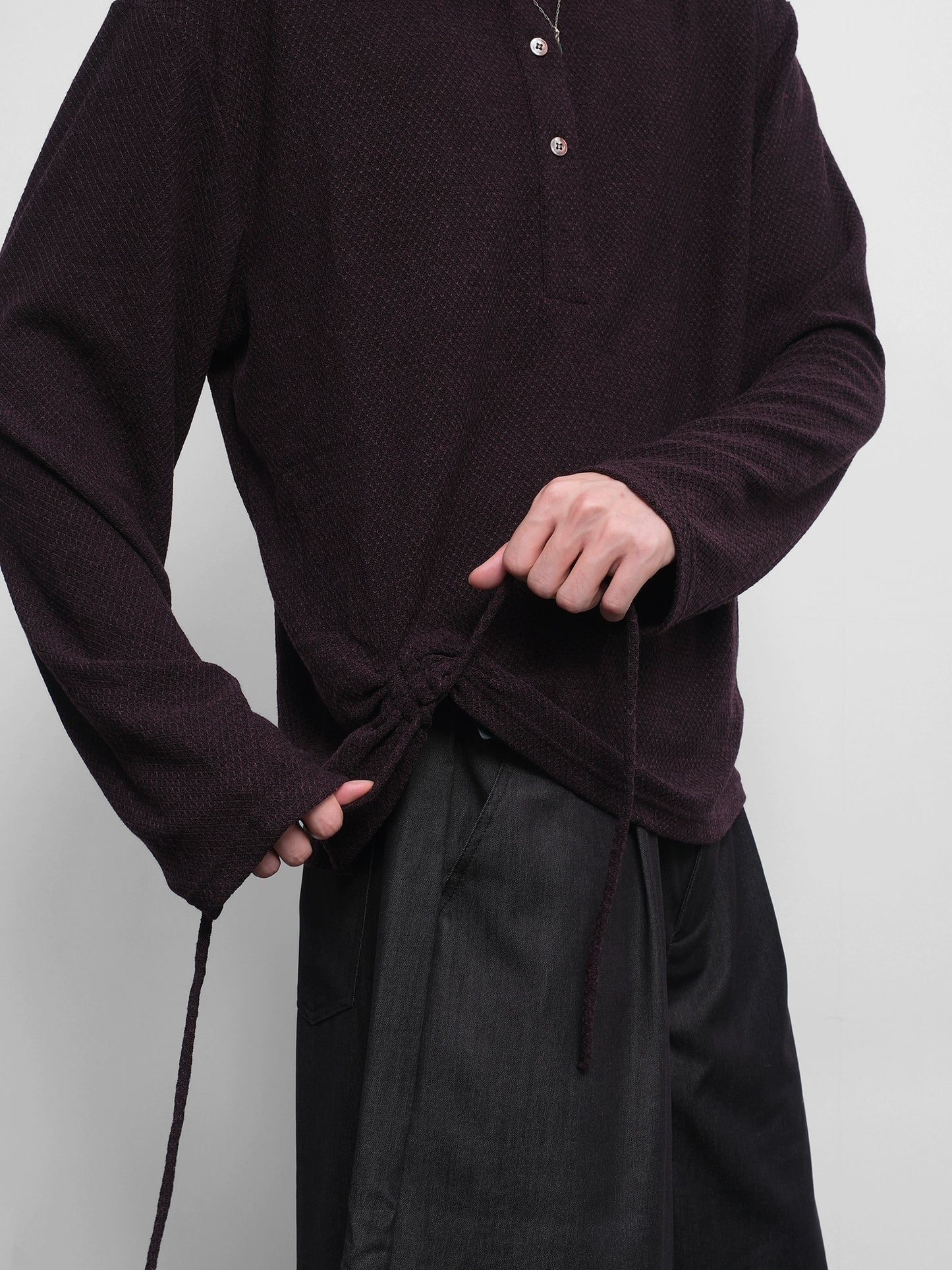 Plaid Hooded Long Sleeve T-shirt