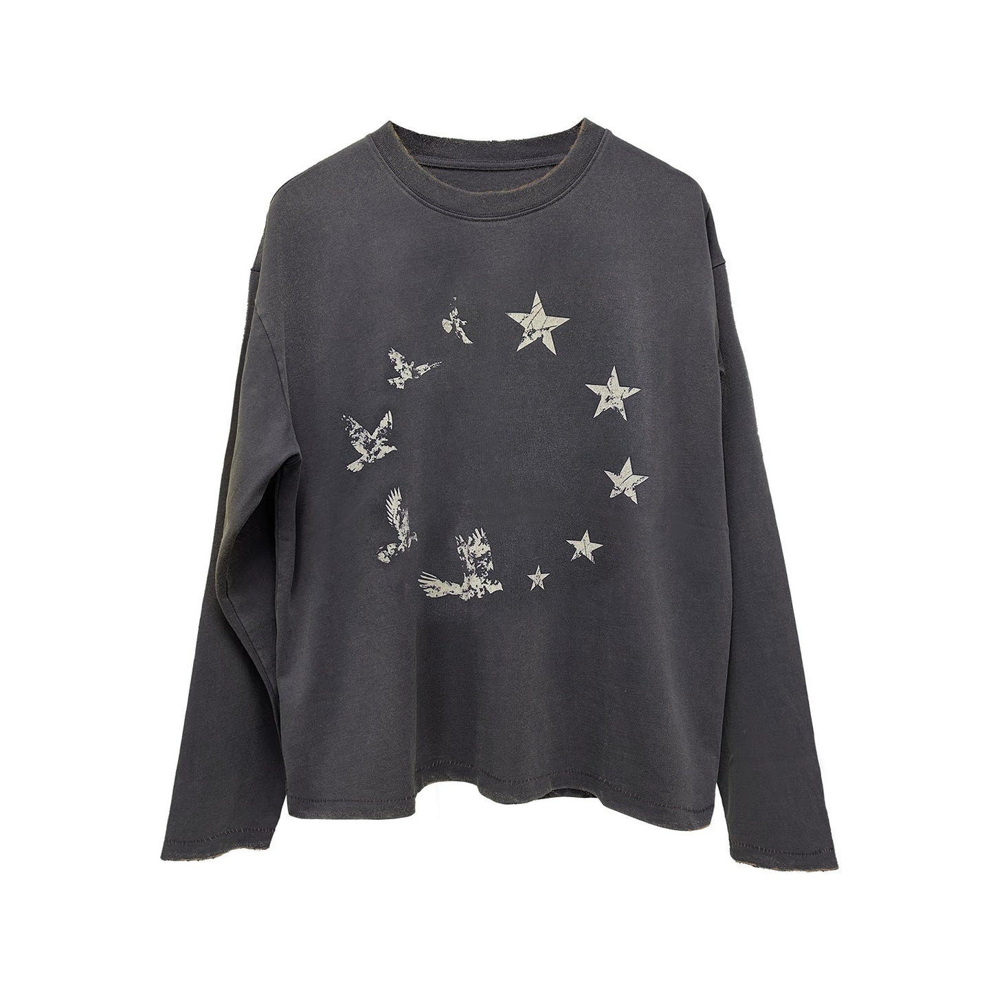 Vintage distressed long sleeve T-shirt
