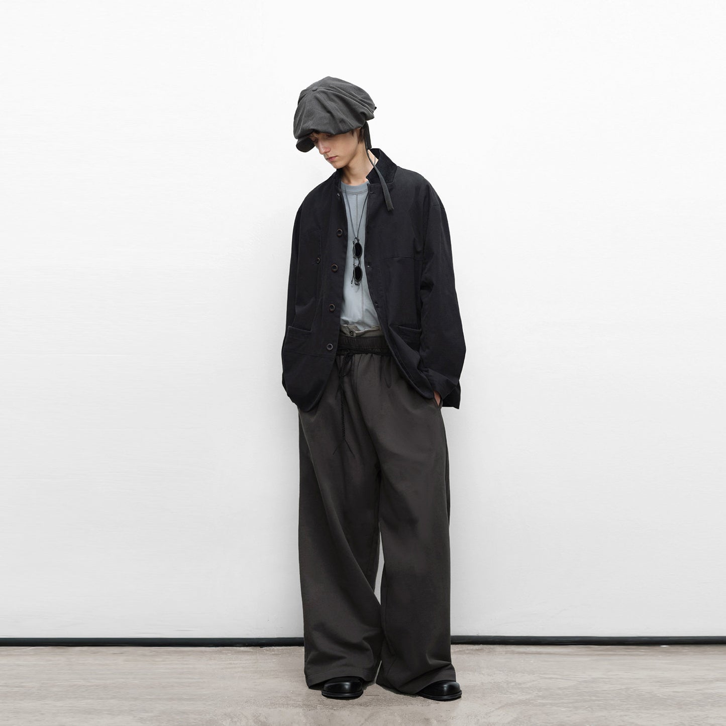 Vintage Washed Suit Stitched Jacket