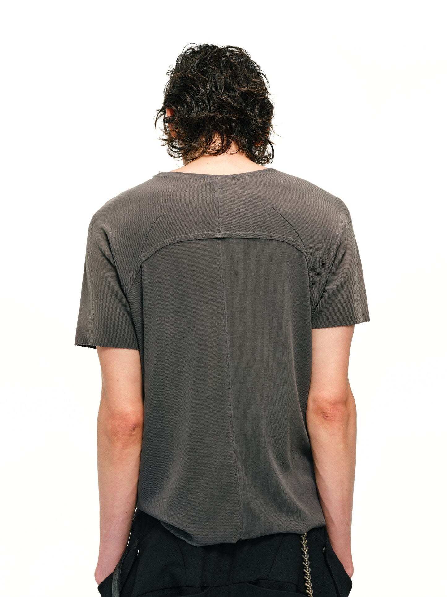 Inverted Triangle Fitted Faded Short-Sleeve Tee