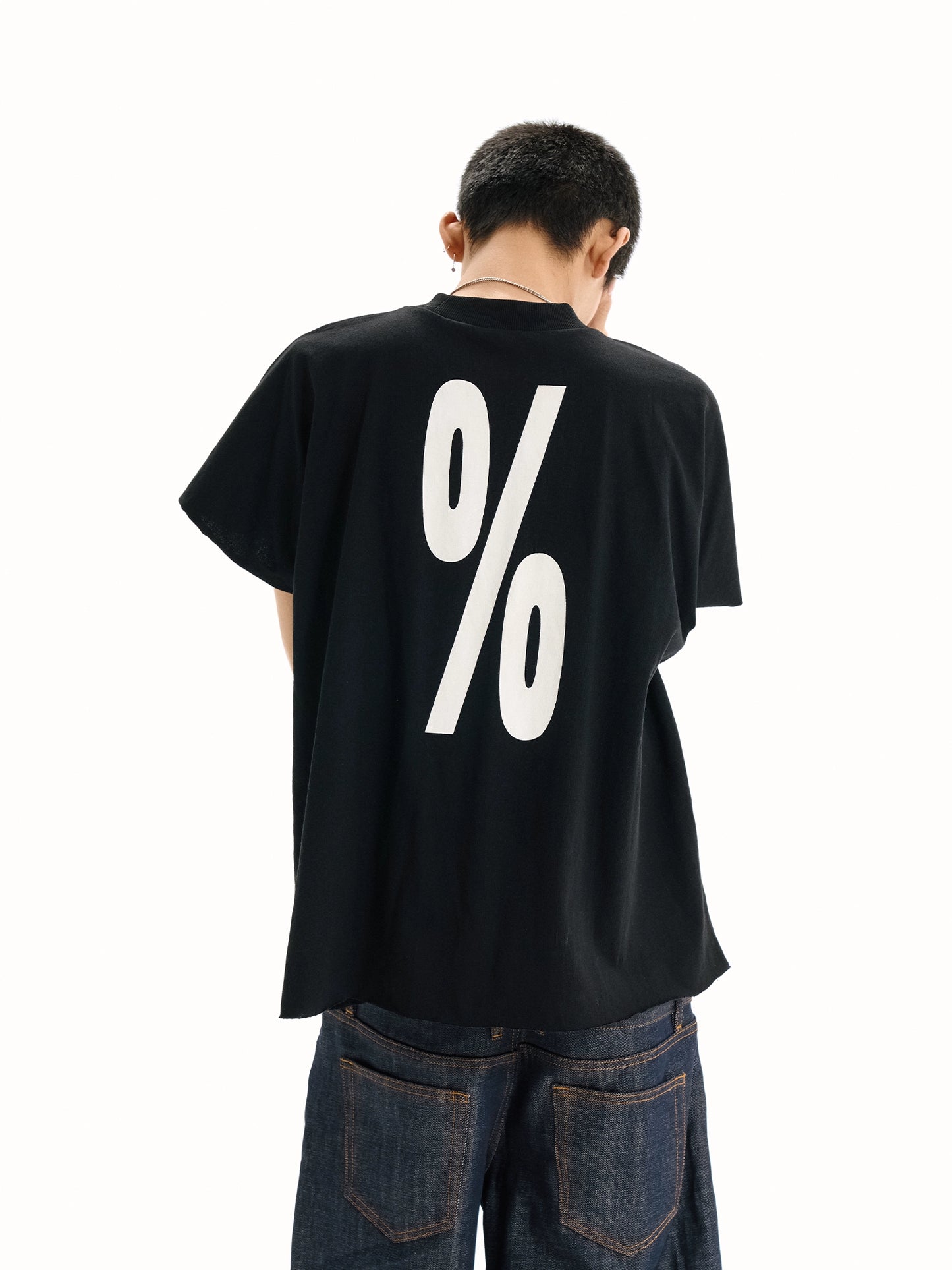 One cut vest short sleeve T-shirt