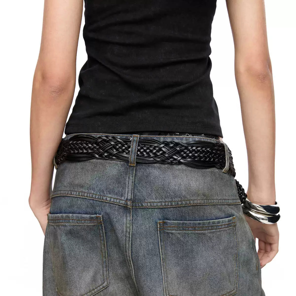 Braided Lace Needle Belt