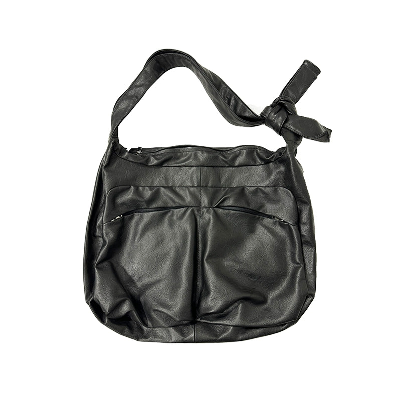 COMMUTER LEATHER SHOULDER BAG