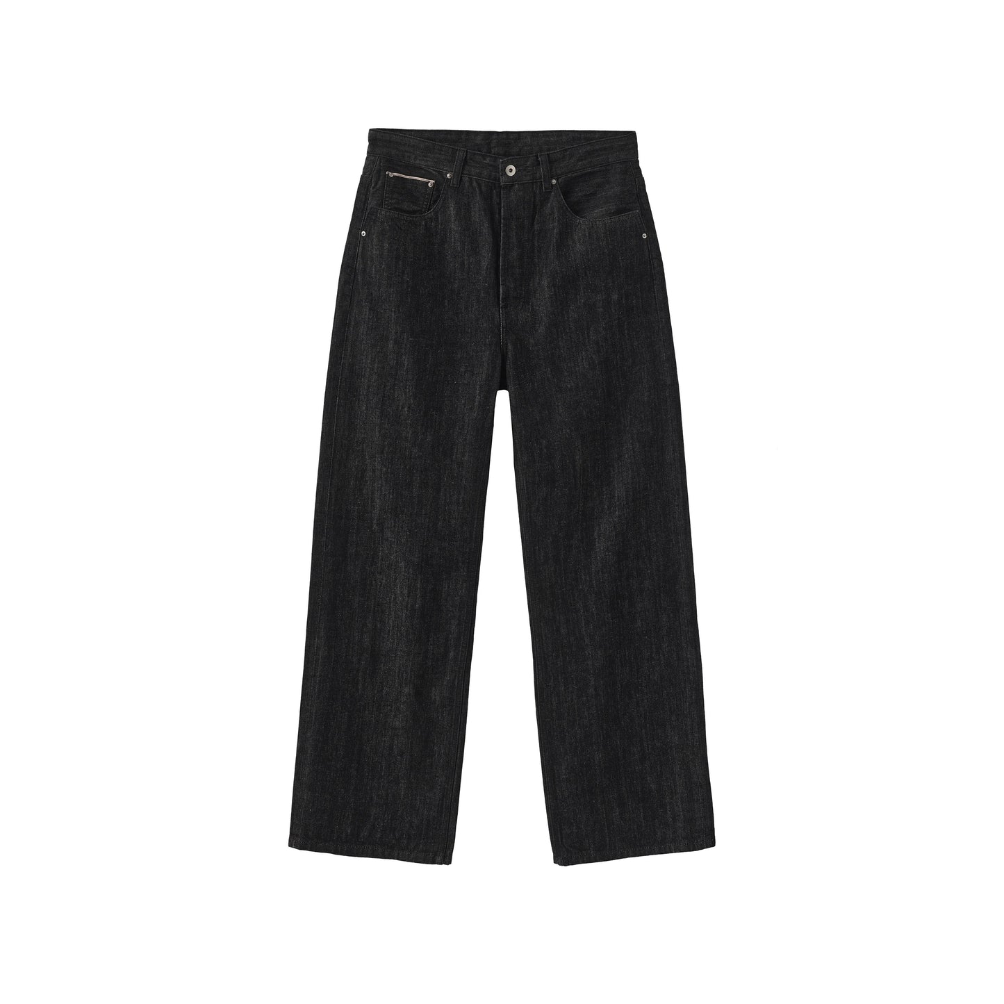Raw Cow Wide-Leg Loose Jeans