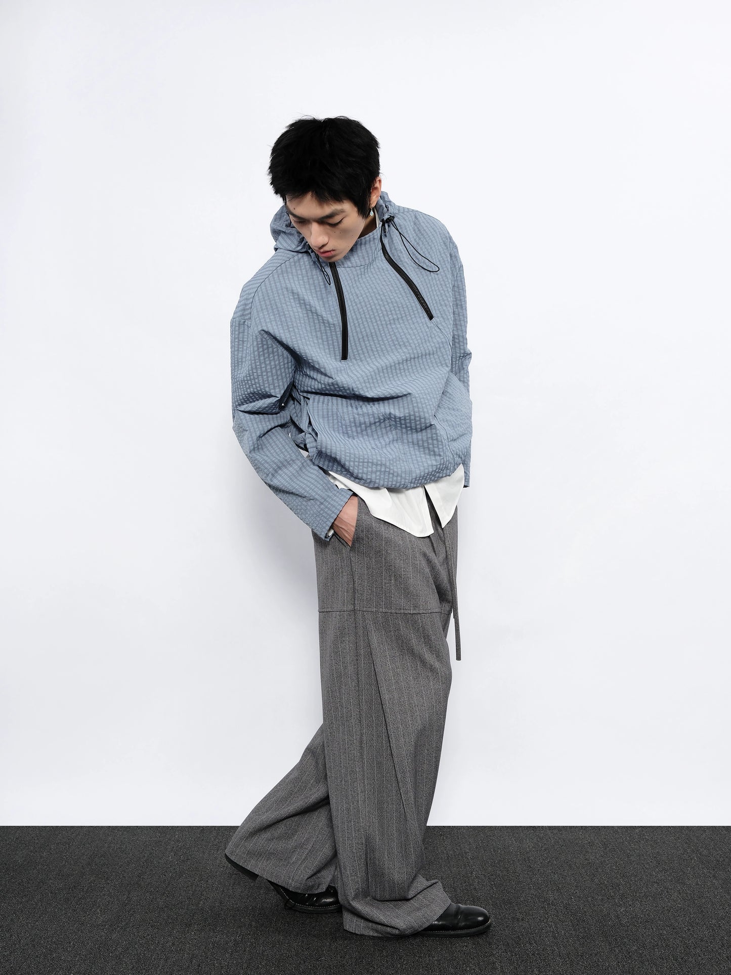 Double Zip Pullover Jacket