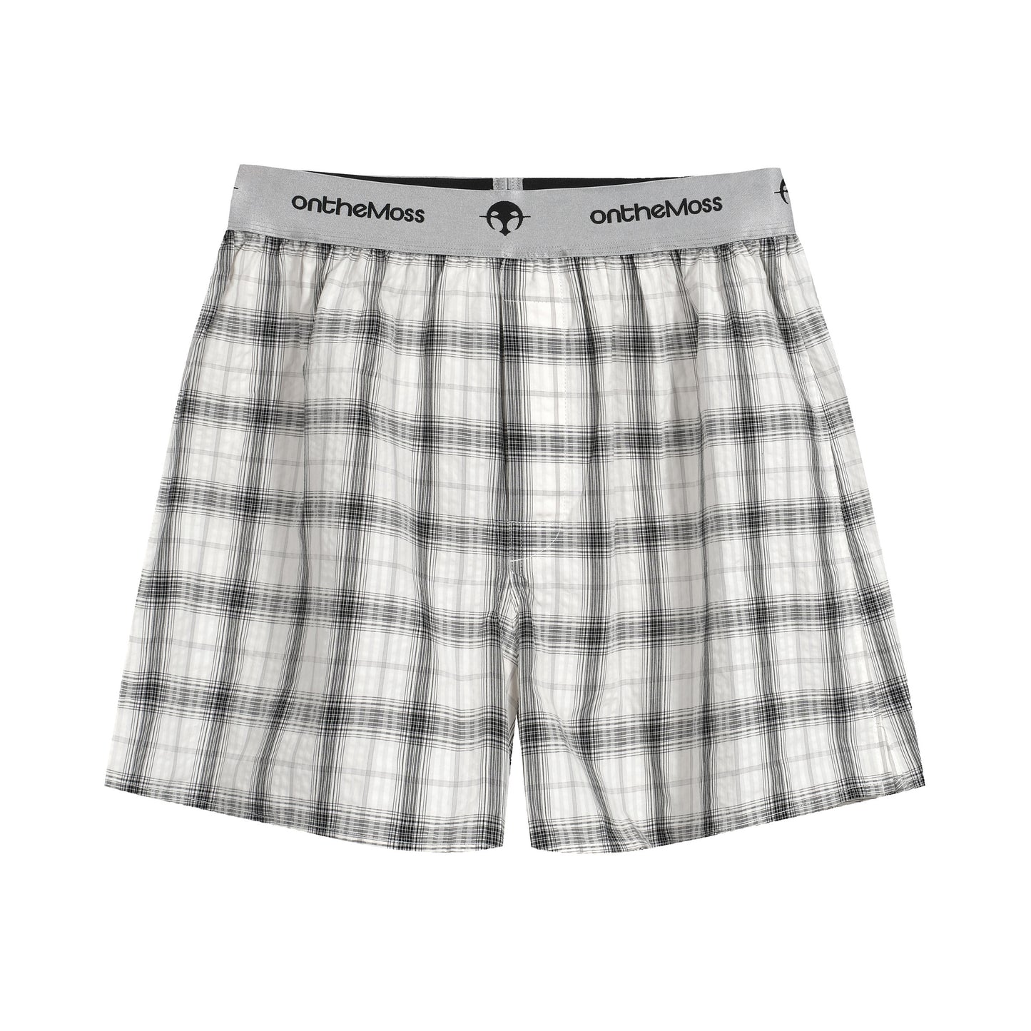 Checked boxer shorts