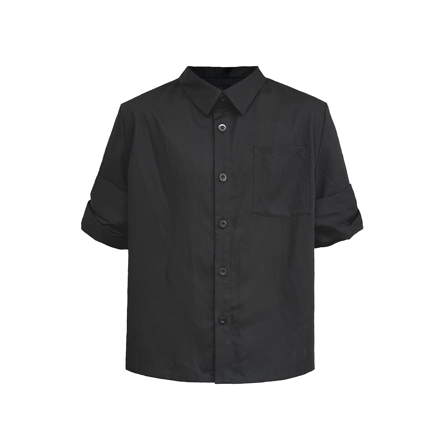 "Pulse" Tencel Linen Rolled Edge Shirt