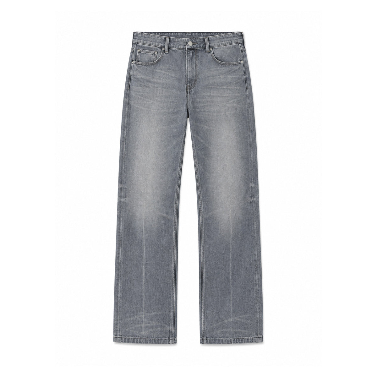 Cold water washed slimfit classic denim pants