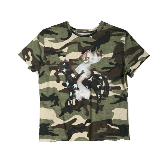 Star Horse Dog Short Sleeve T-Shirt