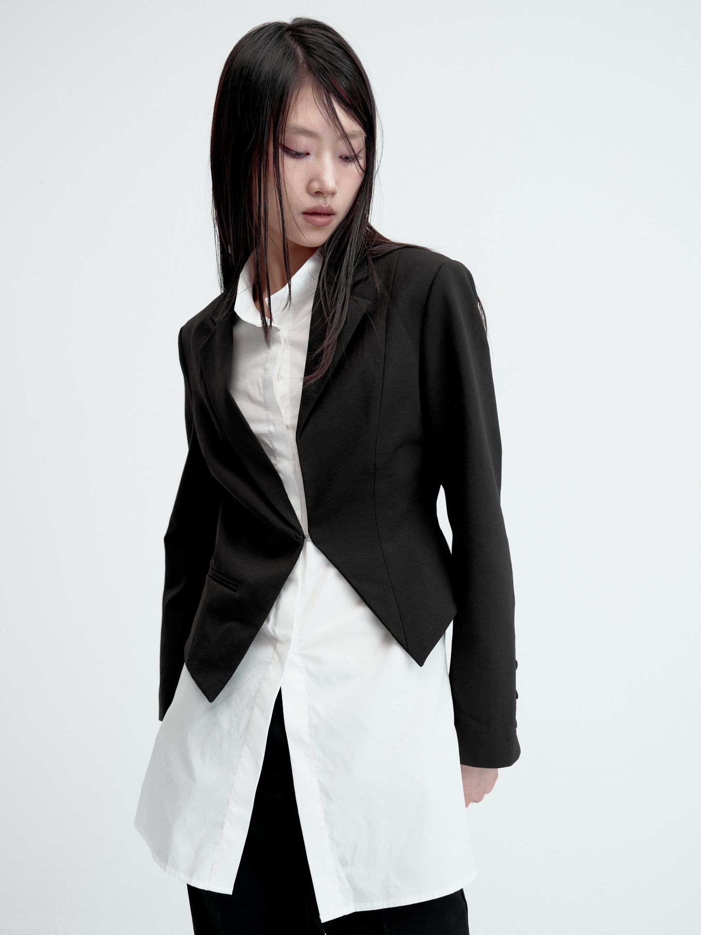 Slit-Waisted Jacket