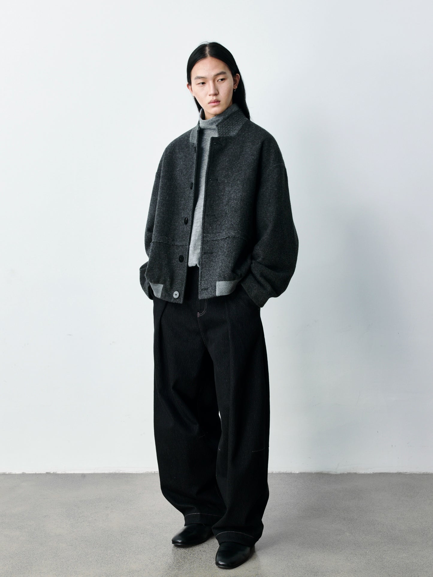 Fleece Color Blocked Jacket