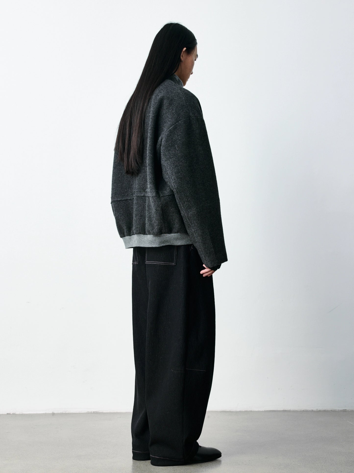 Fleece Color Blocked Jacket