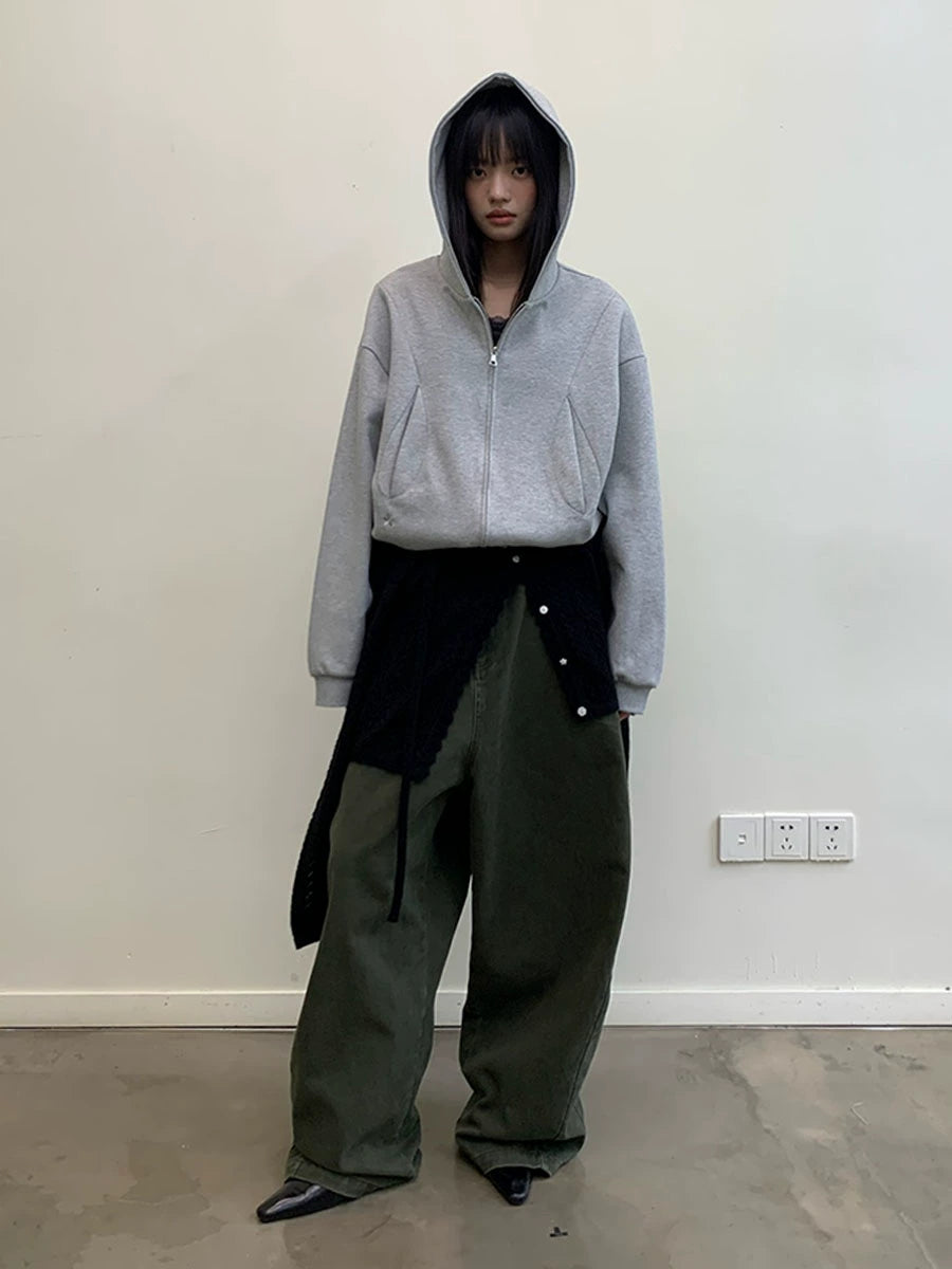 Washed Baggy Jeans