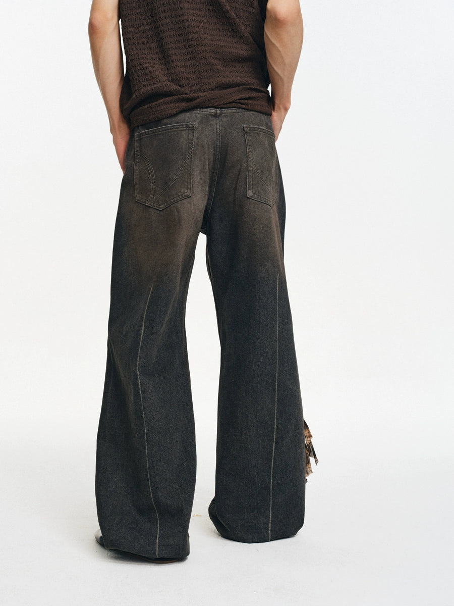 Distressed Blood Stain Jeans