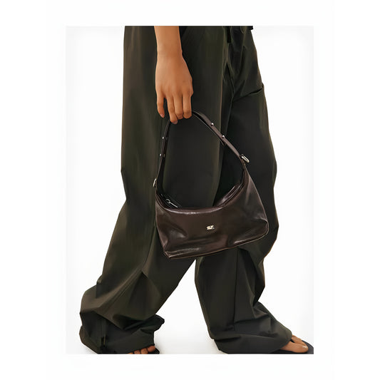Wax Leather Hand Bag