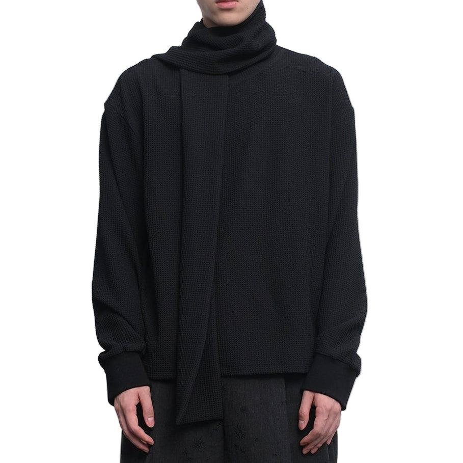 Scarf Detachable Sweatshirt