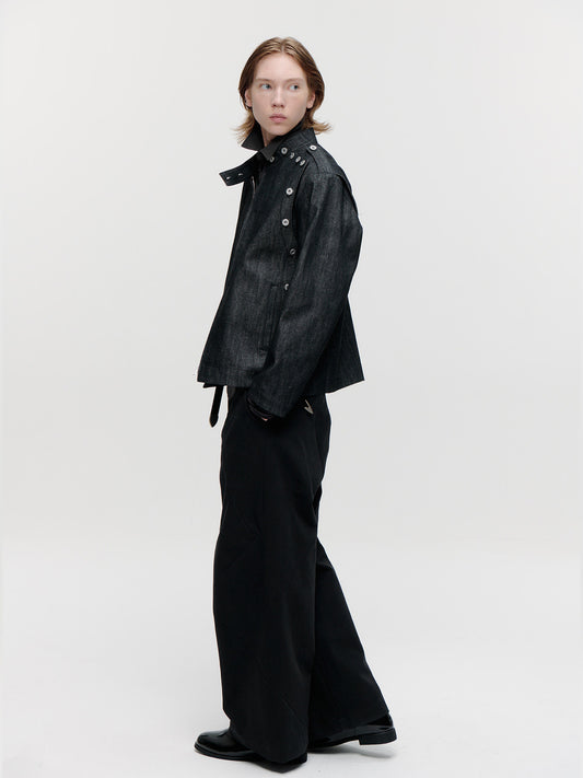Raw Cowhide Fencing Jacket