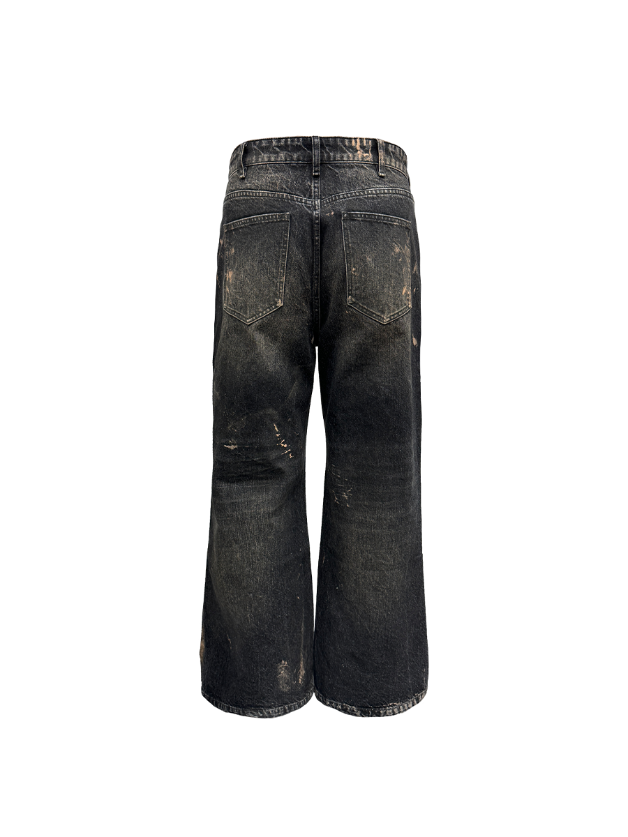 Rub Dirty washed Jeans 14OZ