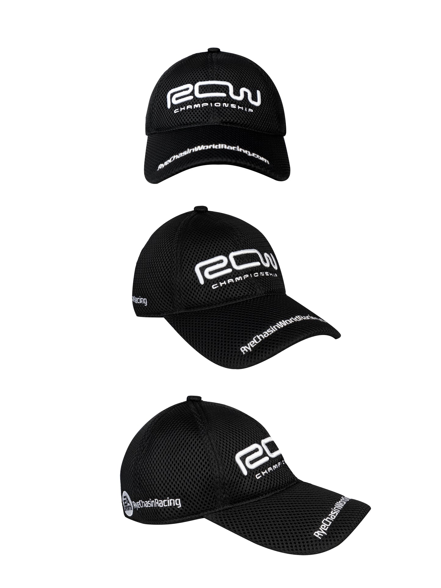 MESH RACING SPORT EMBROIDERY CURVED CAP
