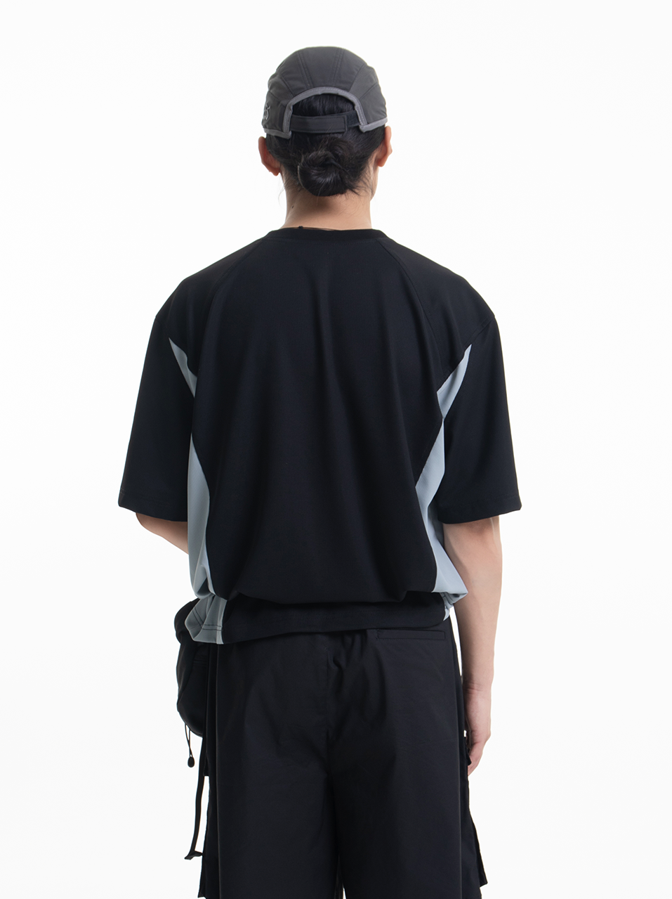 Stretch Panelled Short Sleeve T-shirt