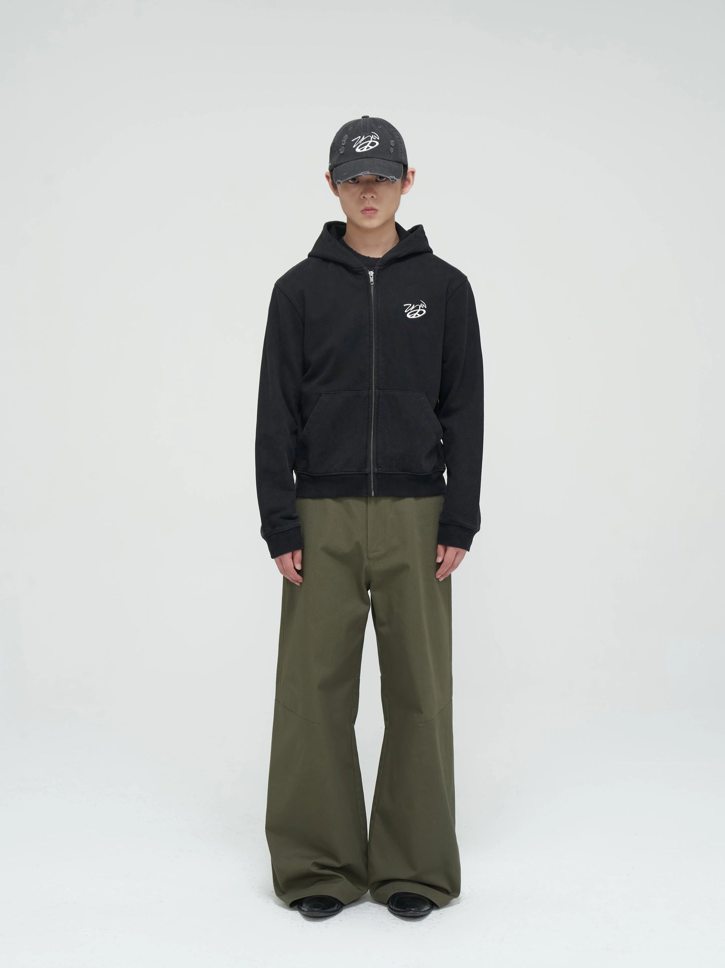 3D Cut Deconstructed Casual Pants