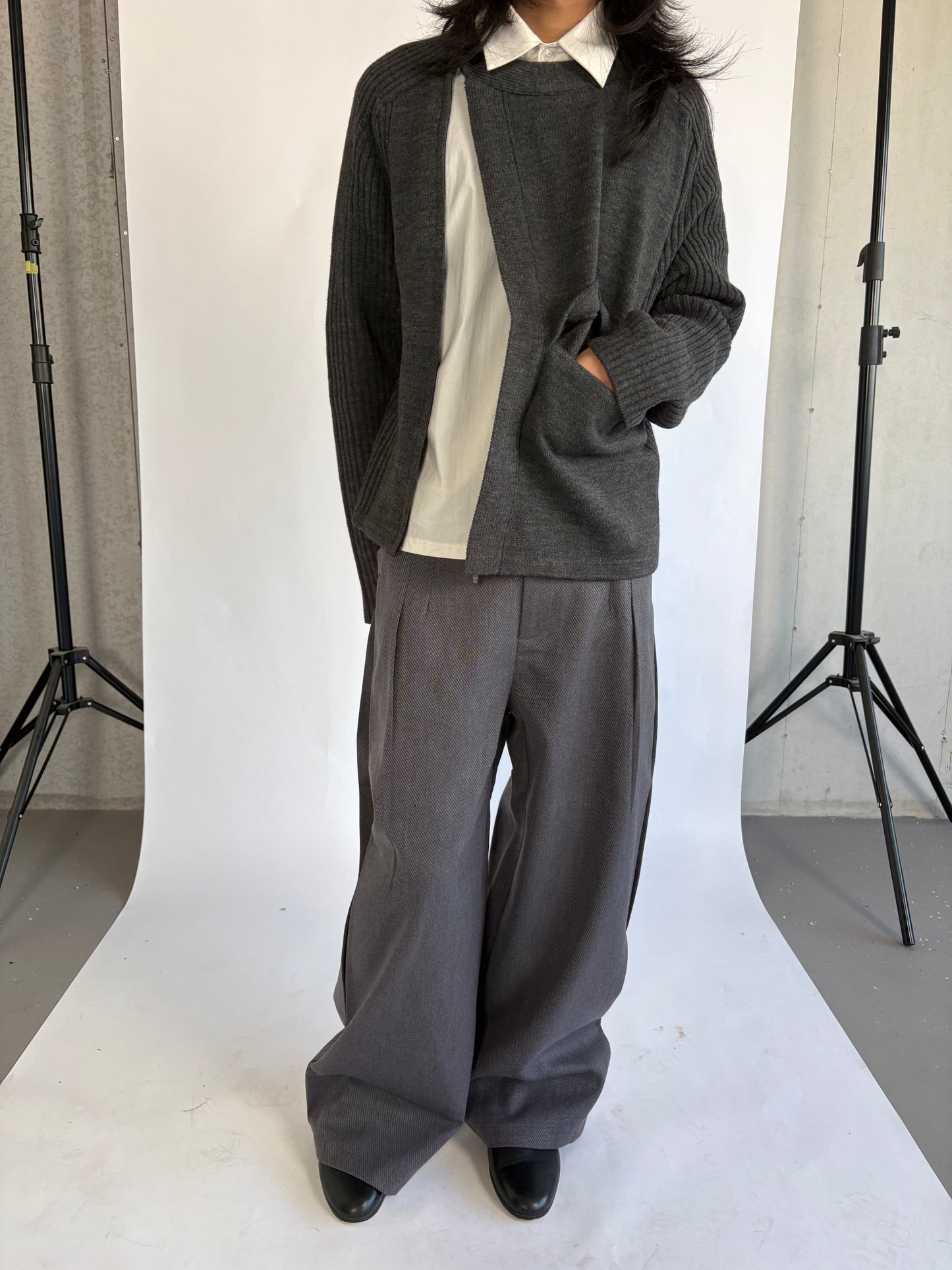 Interlaced arc sweater