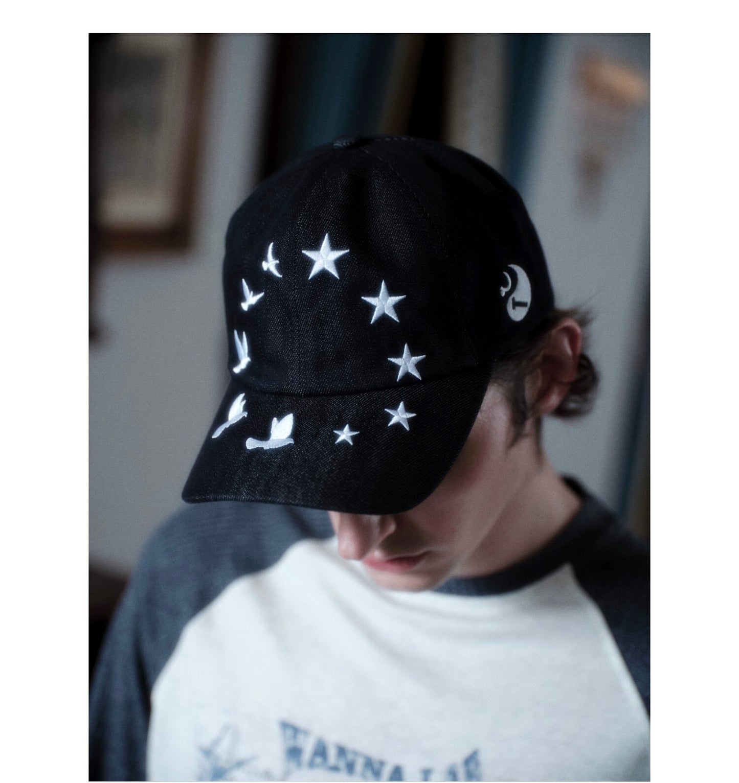 Embroidered five-star cap