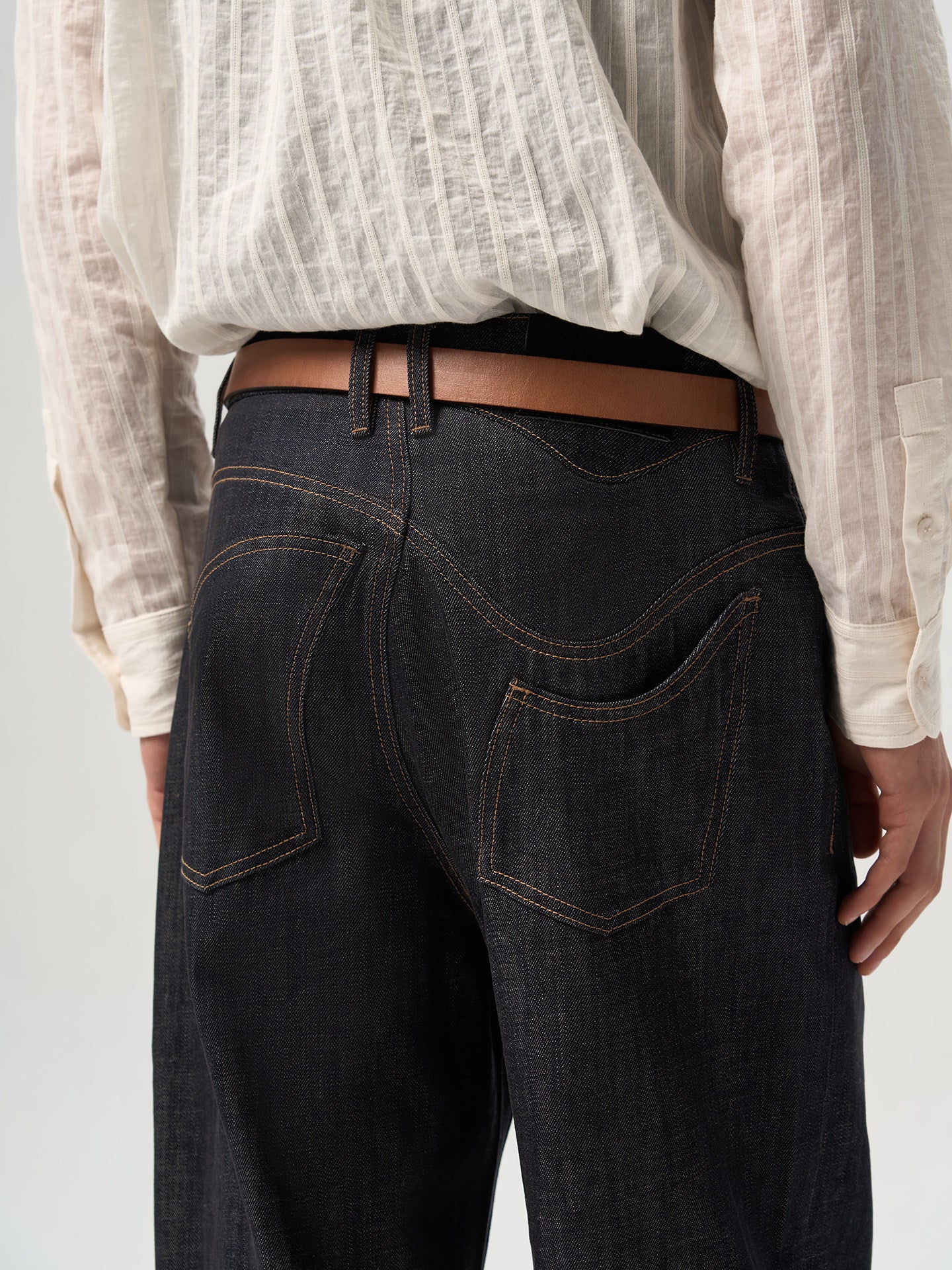 Twist Stitched Jeans
