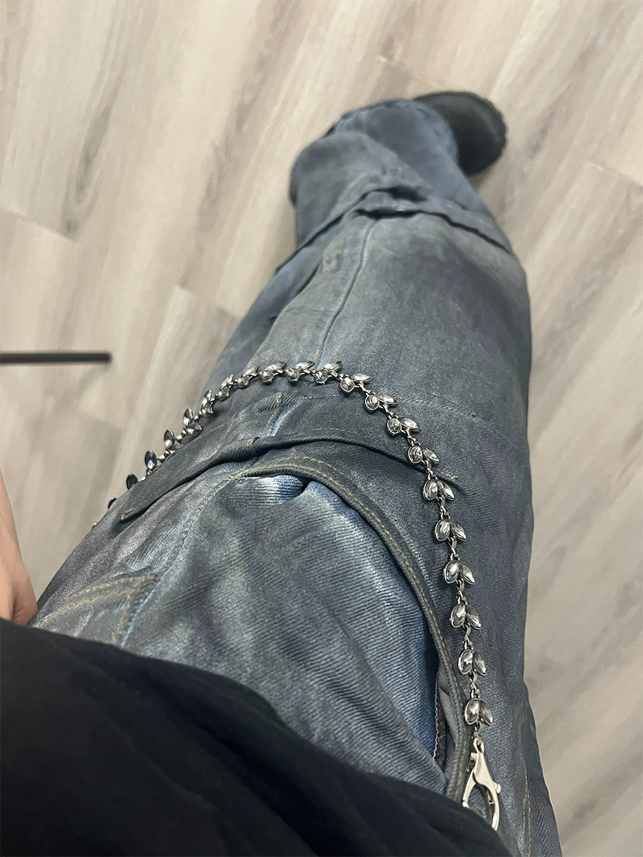 Black Gemstone Chain