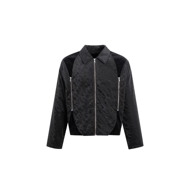 Three-Zip Patchwork Jacket "White Mist" Special Edition