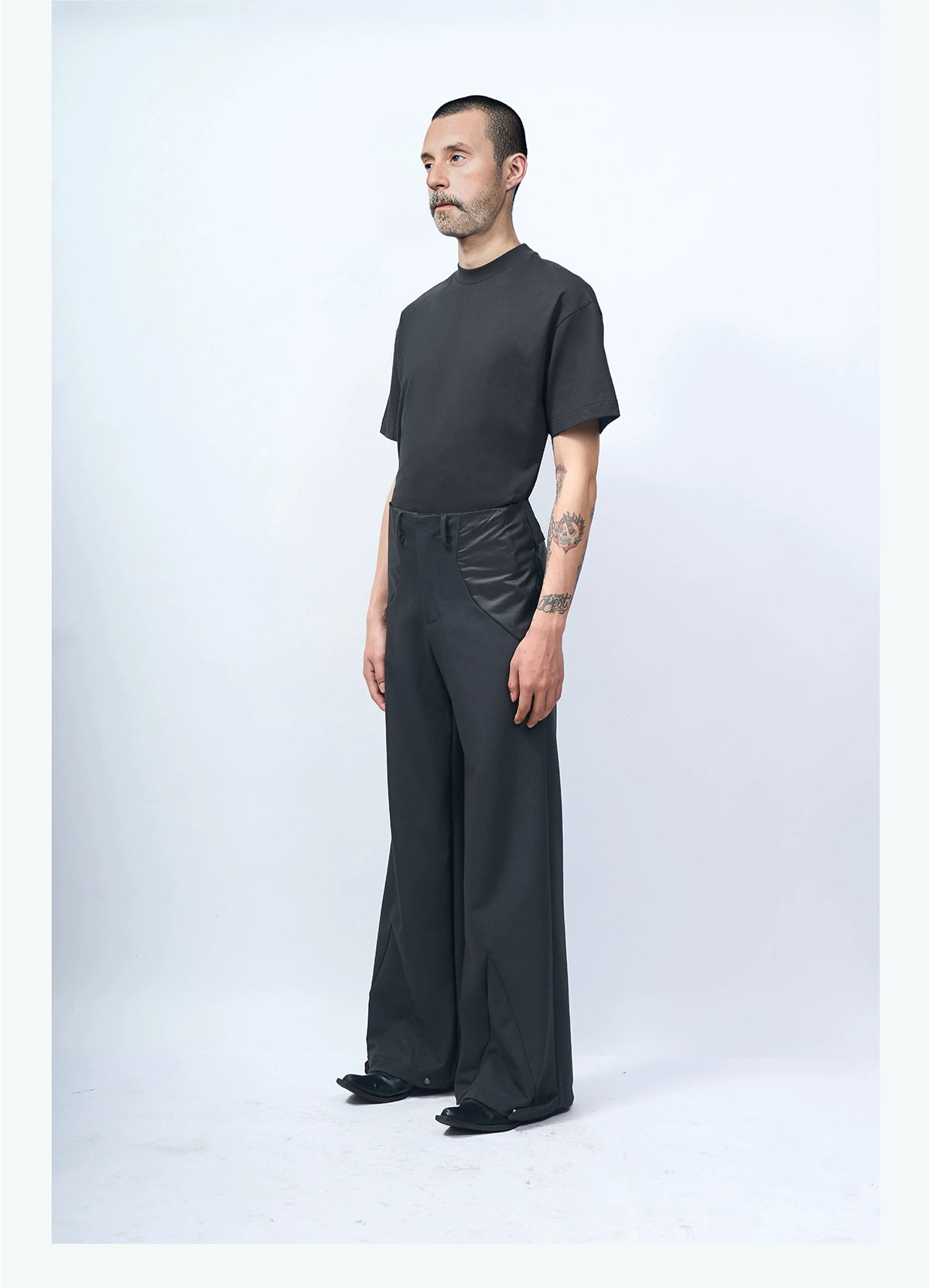 Panelled Drape Trouser