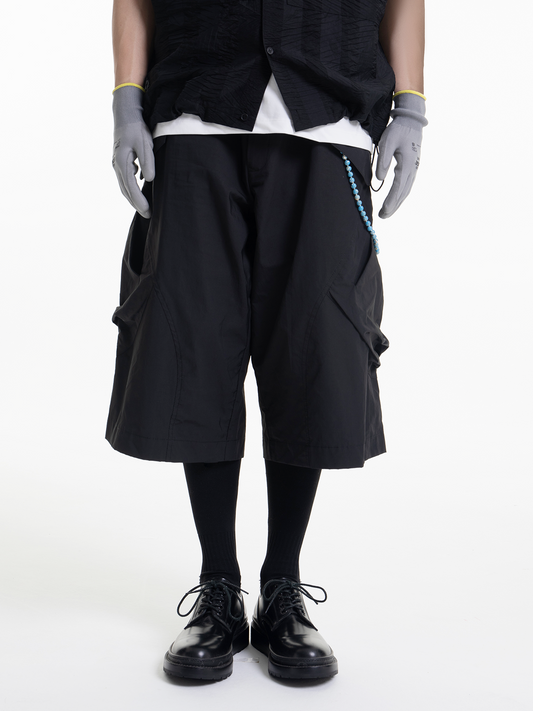 Sculpted Patch Pocket Shorts