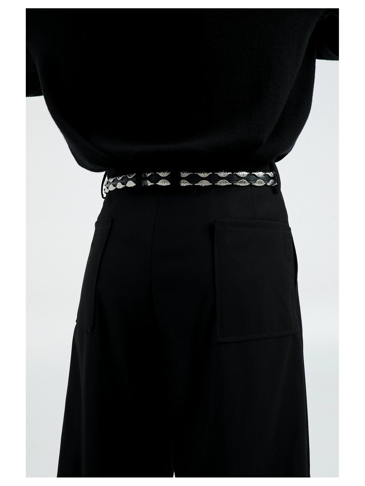 Commensal Botane Vintage Engraved Leather Belt