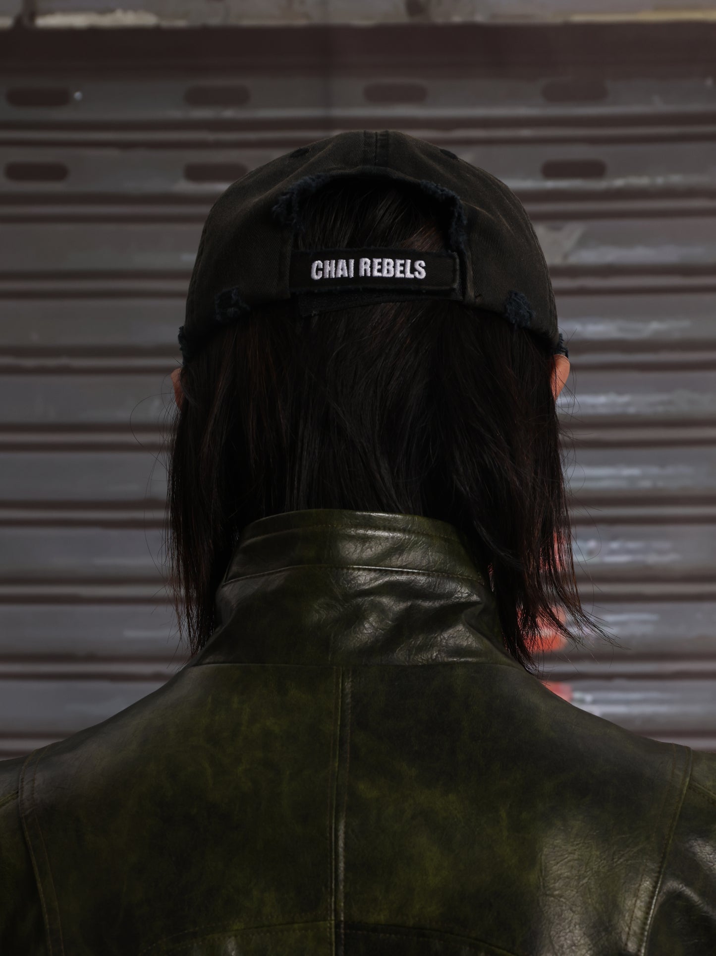 CHAI NOSIR embroidered Police cap