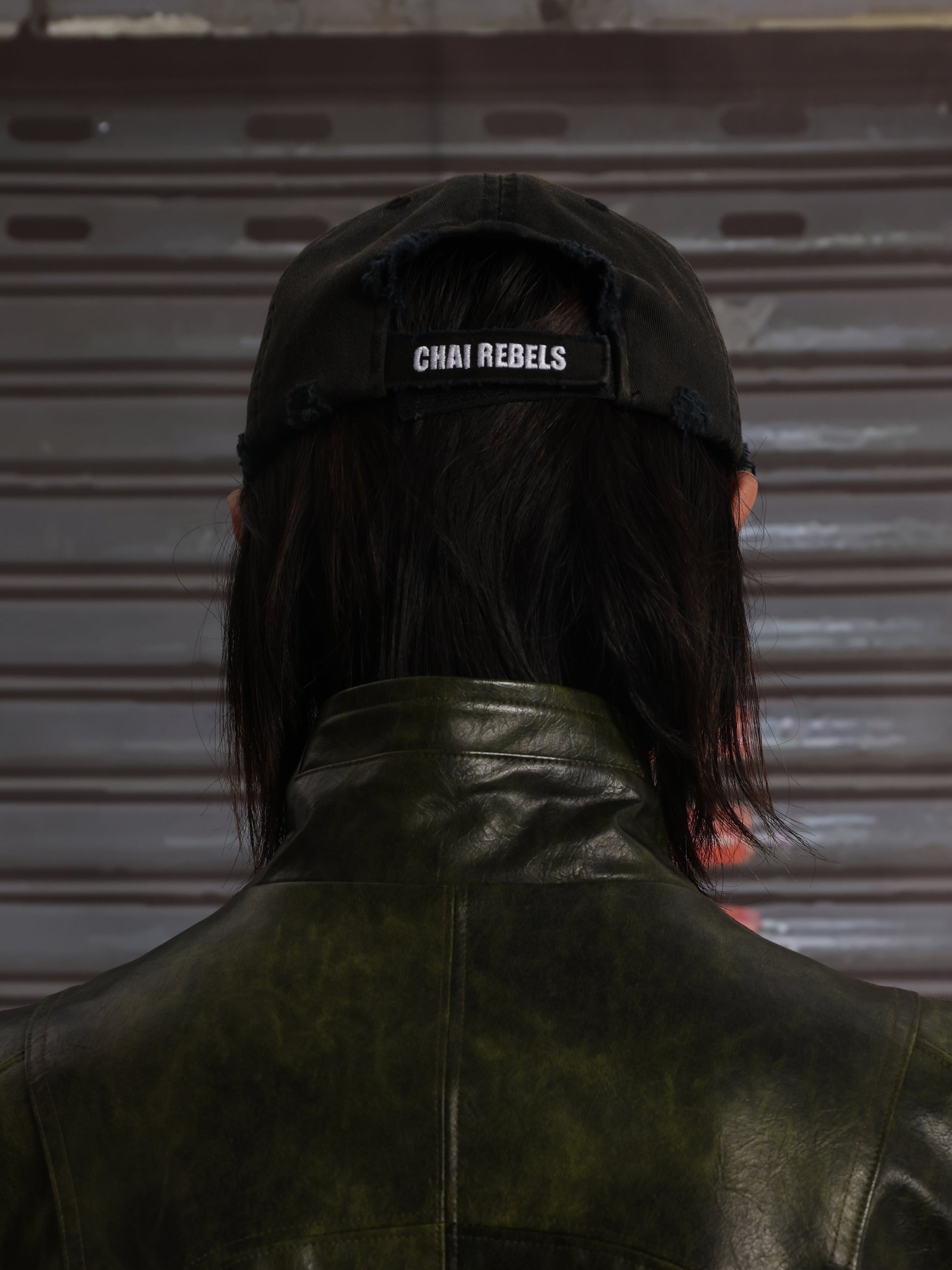 CHAI NOSIR embroidered Police cap